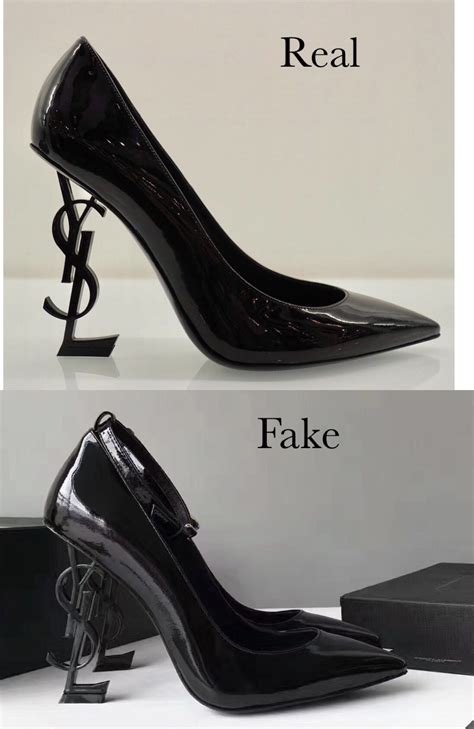 ysl tribute heels real vs fake|are ysl shoes real.